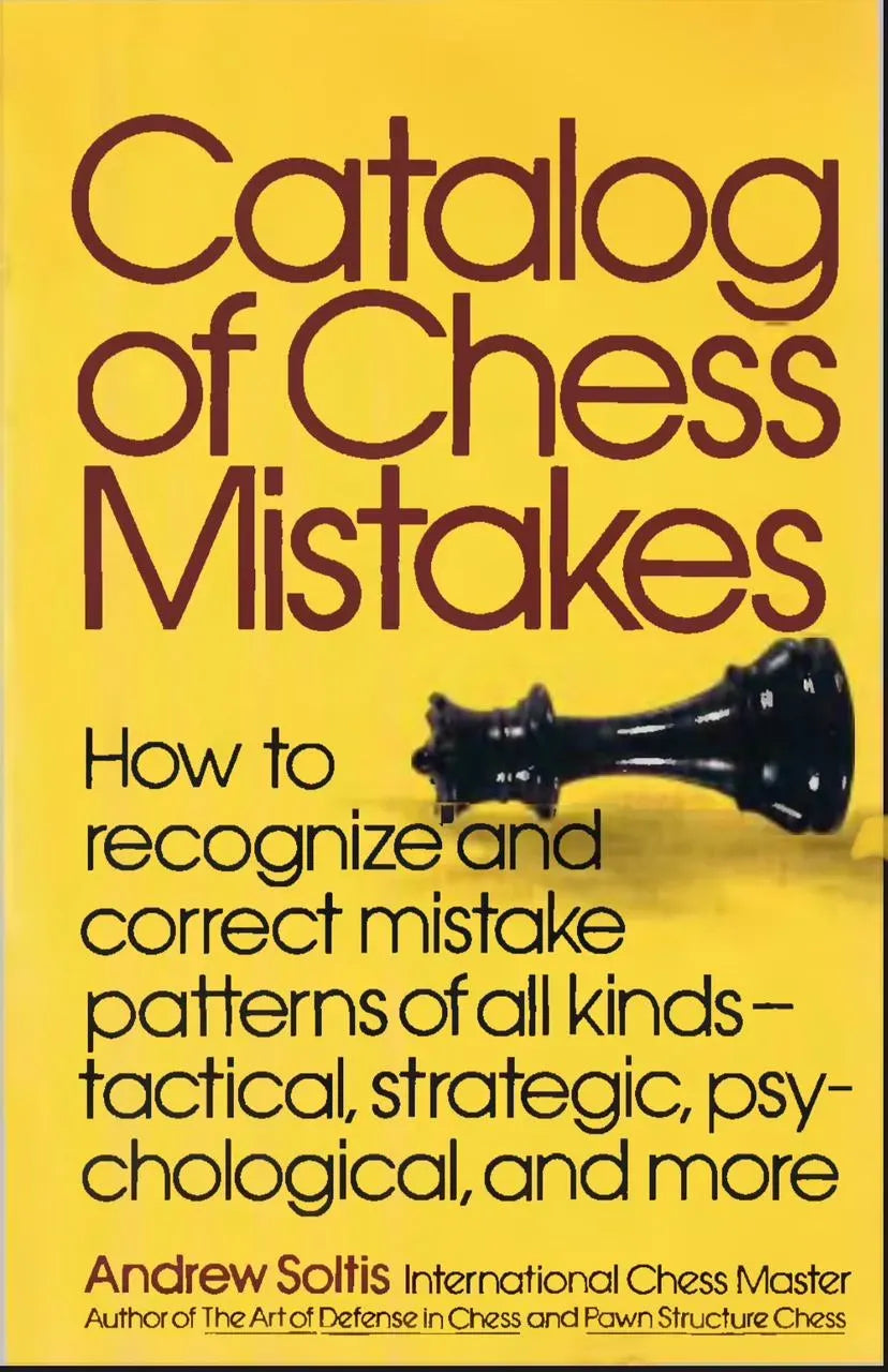 catalog of chess mistakes